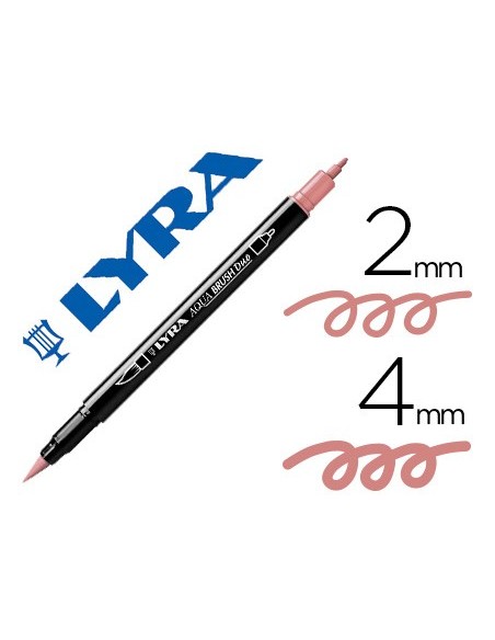 Rotulador lyra aqua brush acuarelable doble...