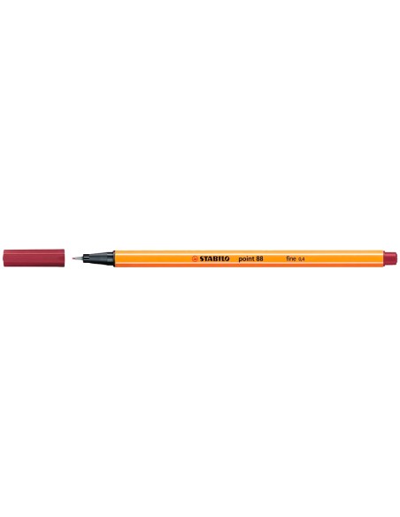 Rotulador stabilo punta de fib ra point 88 purpura punta fina 0,4mm