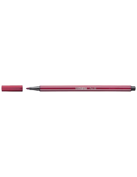Rotulador stabilo acuarelable pen 68 purpura punta gruesa 1mm