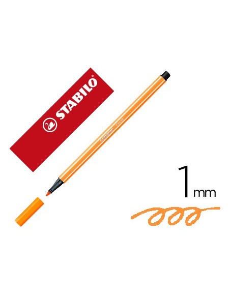 Rotulador stabilo acuarelable pen 68 ocre punta...