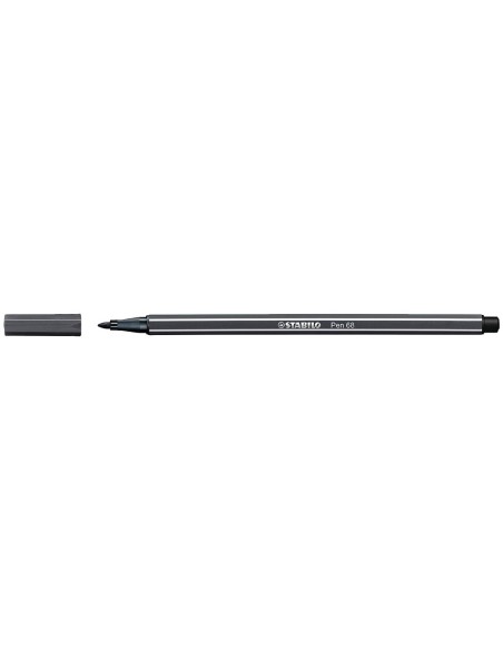 Rotulador stabilo acuarelable pen 68 gris...