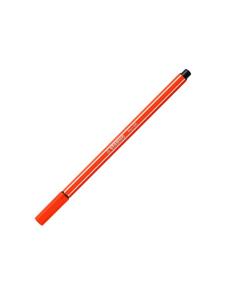Rotulador stabilo acuarelable pen 68 bermellon punta gruesa 1mm