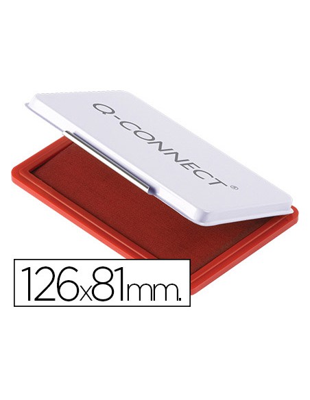 Tampon q-connect nº1 126x81 mm rojo