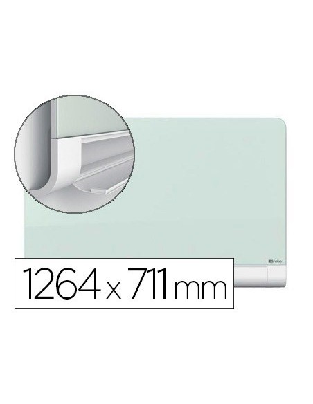 Pizarra blanca nobo diamond cristal magnetica...