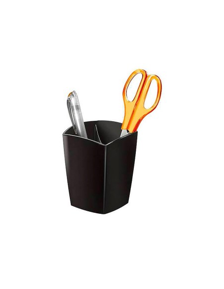 Cubilete portalapices cep negro opaco plastico...
