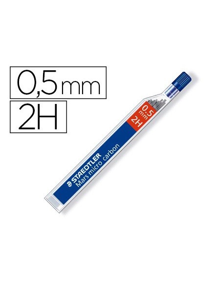 Minas staedtler mars micro grafito 0,5 mm 2h...