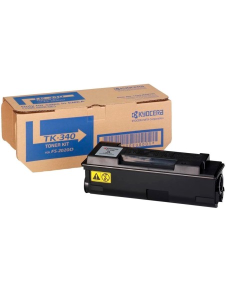 Toner kyocera tk340 laser fs2020dn negro 12000 pag