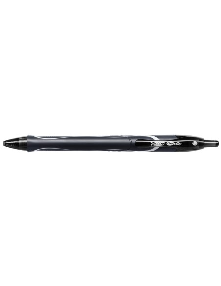 Boligrafo bic gelocity quick dry retractil tinta gel negro punta de 0,7 mm