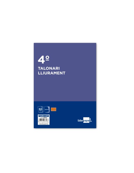 Talonario liderpapel entregas cuarto original y copia t226 texto en catalan