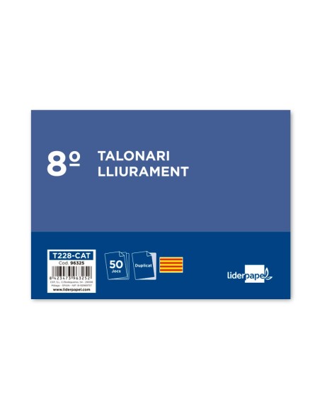 Talonario liderpapel entregas 8º original y...
