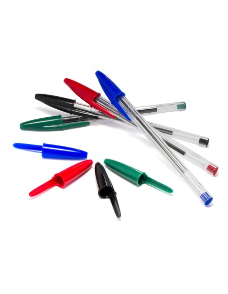 Boligrafo bic cristal original tinta roja unidad