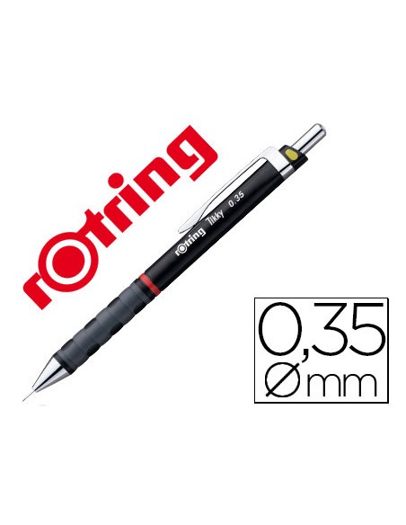 Portaminas rotring tikky 0,35 mm negro