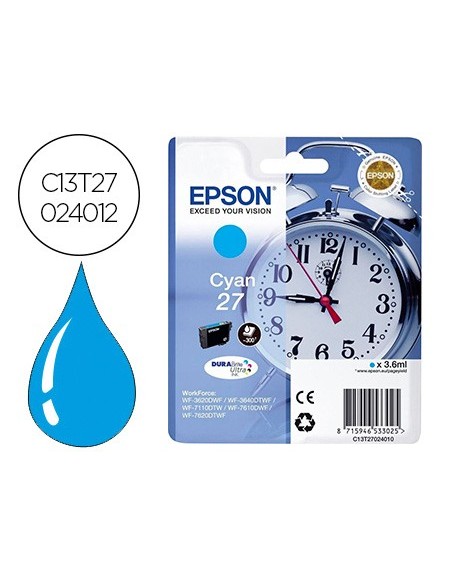Ink-jet epson 27 wf3620 / 7110 / 7610 / 7620...