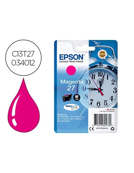 Ink-jet epson 27 wf-3620 / 711 0/ 7610 / 7620...