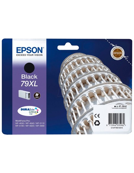 Ink-jet epson 79xl 900p wf 4630 / 4640 / 5110 / 5620 / 5690 / 5690 negro 2.600 pag