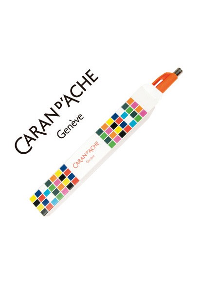 Estuche caran d'ache vacio carton para gama 888 infinite impreso cuadros colores