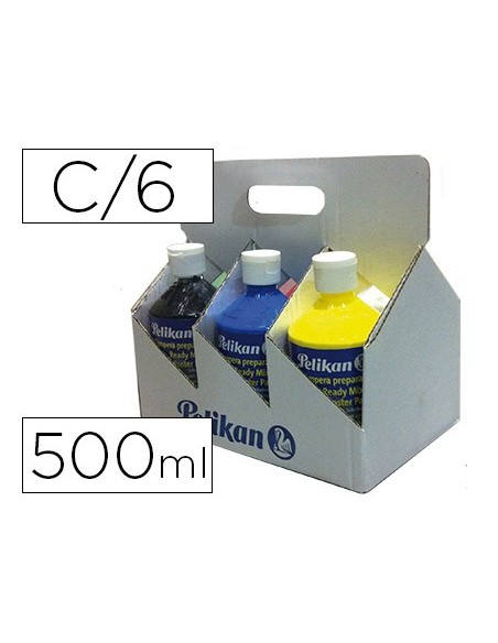 Tempera pelikan escolar 500 ml especial colegio...