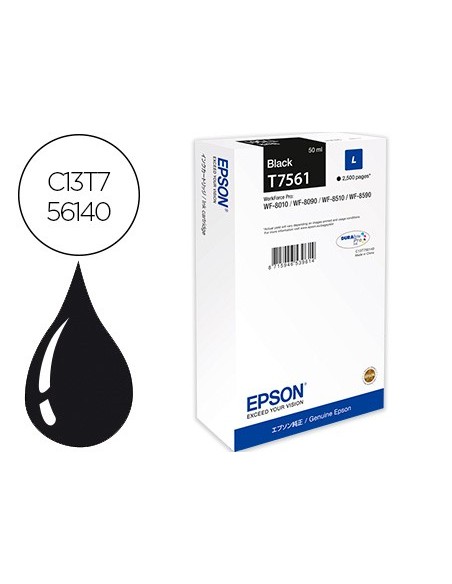 Ink-jet epson t7561 negro l wf-8010dw /...