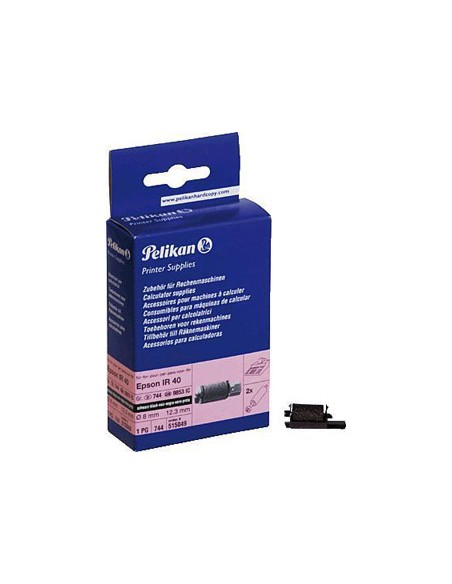 Rodillo entintador pelikan ir40 negro gr.744 caja de 2 unidades