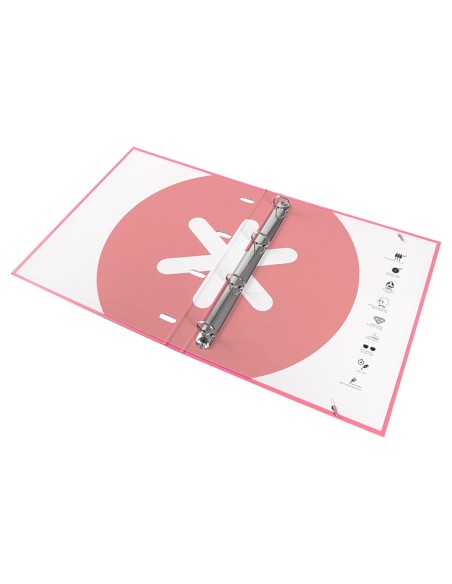 Carpeta con recambio antartik a4 cuadro 5mm...