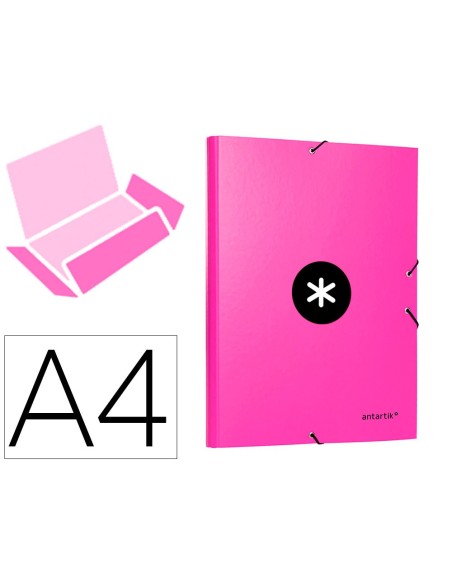 Carpeta antartik gomas a4 3 solapas carton...