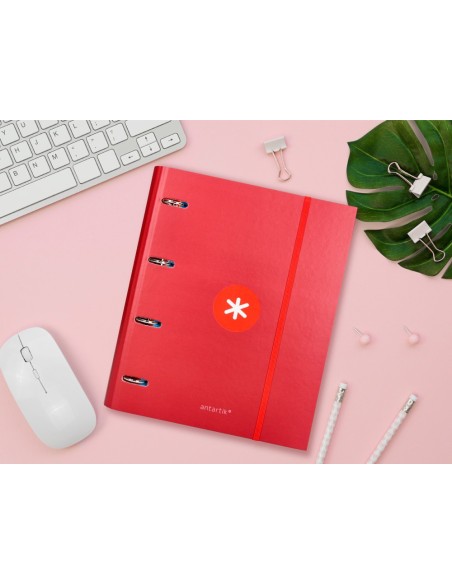 Carpeta con recambio antartik a4 cuadro 5mm...