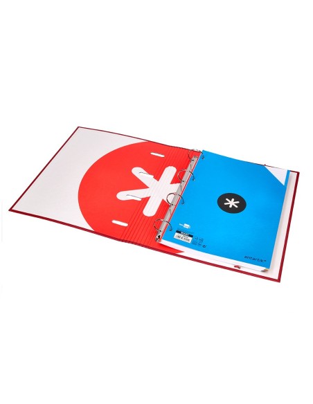 Carpeta con recambio antartik a4 cuadro 5mm...