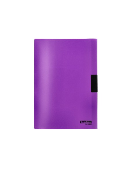 Carpeta beautone dossier pinza lateral 45306 polipropildin a4 violeta 25 h. pinza des-pack de 10 retractilado