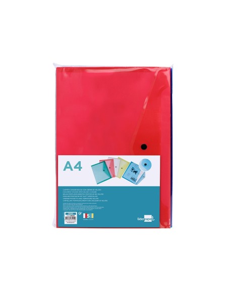 Carpeta liderpapel dossier broche transparente...