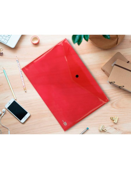 Carpeta liderpapel dossier broche transparente...