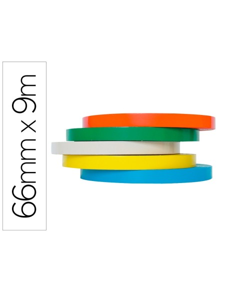 Cinta adhesiva q-connect 66 mt x 9 mm para...