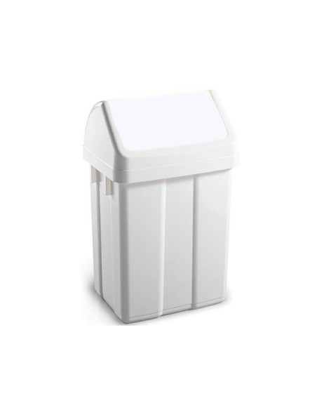 Papelera contenedor tts plastico con tapadera...