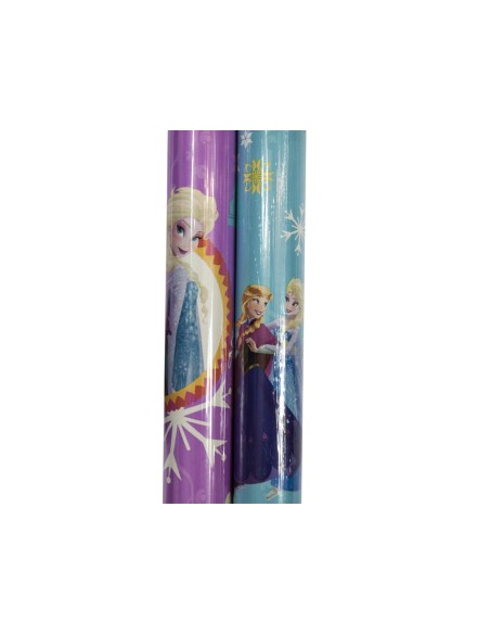 Papel de regalo infantil frozen rollo ancho 70 cm longitud 2 m modelos surtidos gramaje 60 gr