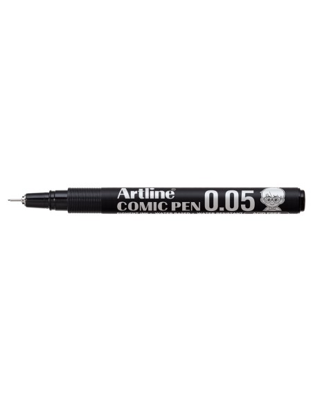 Rotulador artline calibrado micrometrico negro comic pen ek-2805 punta poliacetal 0,05 mm resistente al agua