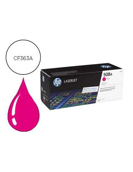 Toner hp 508a laserjet enterprise m552/553/577 magenta 5.000 pag