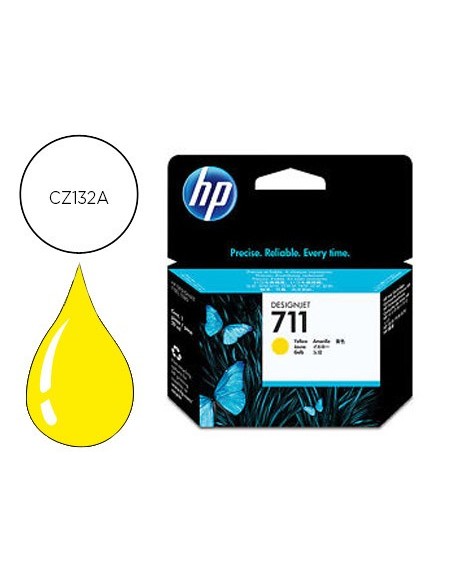 Ink-jet hp n.711 amarillo 29 ml designjet t120...