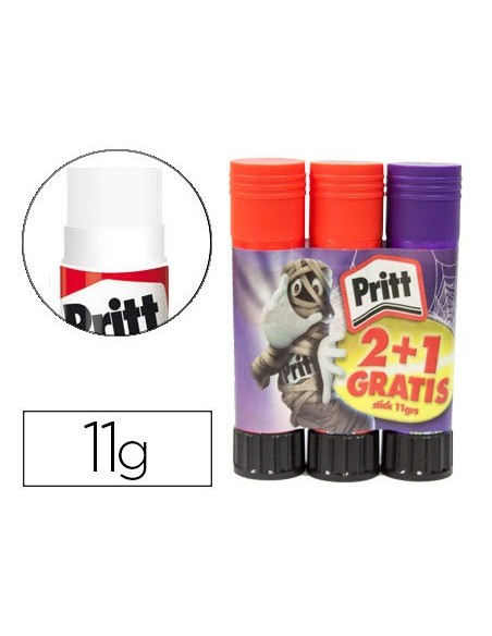 Pegamento pritt en barra 11 gr monsters pack...