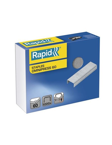 Grapas rapid omnipress 60 galvanizadas caja de...