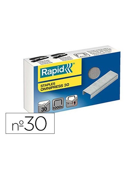 Grapas rapid omnipress 30 galvanizadas caja de...
