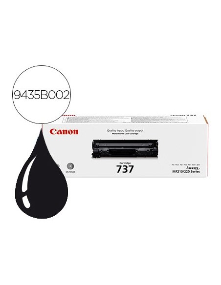 Toner canon 737 negro lbp151dw / mf 211 /...