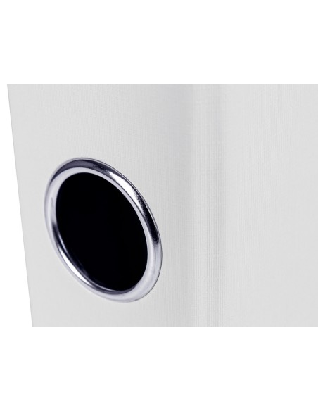 Archivador de palanca liderpapel folio documenta forrado pvc con rado lomo 52 mm blanco compresor metalico