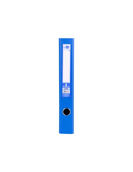 Archivador de palanca liderpapel folio documenta forrado pvc con rado lomo 52 mm azul compresor metalico