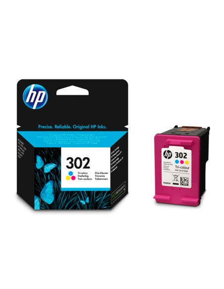 Ink-jet hp 302 deskjet 1110 / 2130 / 3630 officejet 3830 / 4650 envy 4520 tricolor 165 pag