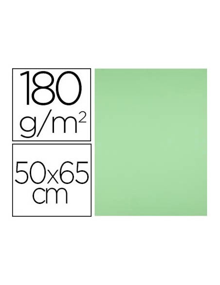 Cartulina liderpapel 50x65 cm 180g/m2 verde...