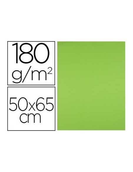 Cartulina liderpapel 50x65 cm 180g/m2 verde...