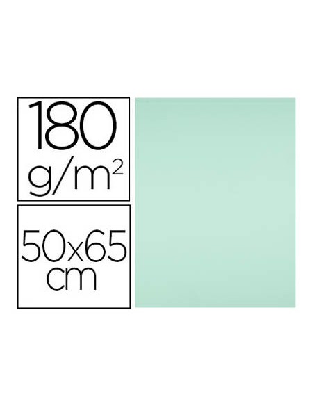 Cartulina liderpapel 50x65 cm 180g/m2 verde...