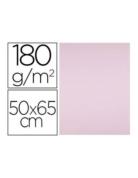 Cartulina liderpapel 50x65 cm 180g/m2 rosa...