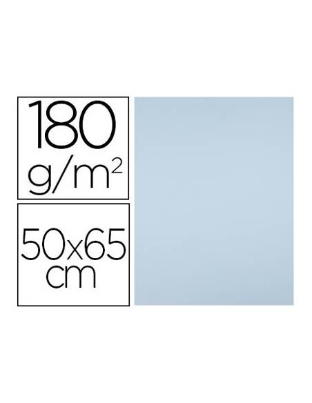 Cartulina liderpapel 50x65 cm 180g/m2 azul...