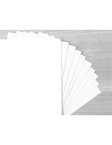 Cartulina liderpapel 50x65 cm 180g/m2 blanco paquete de 25 hojas
