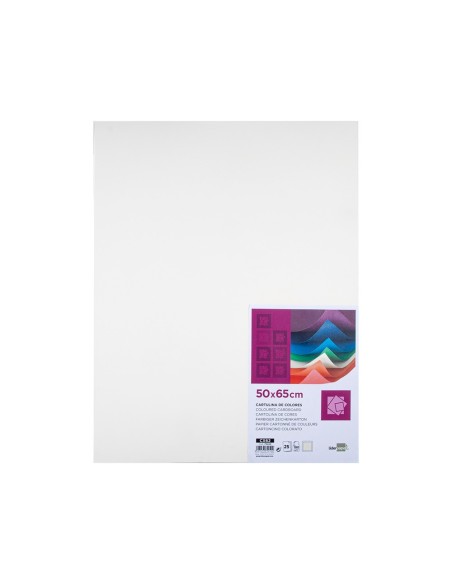 Cartulina liderpapel 50x65 cm 180g/m2 blanco...